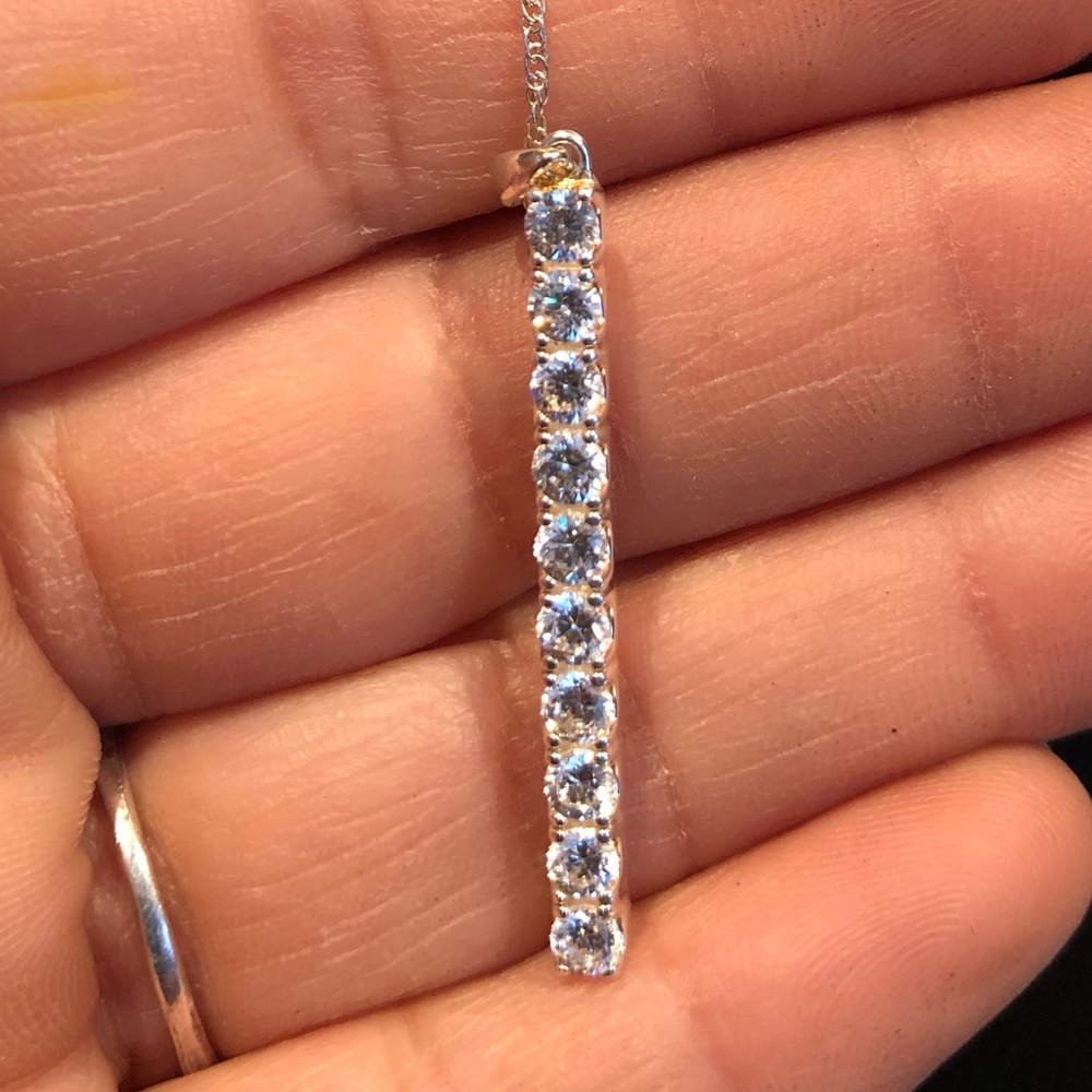 Sterling Cubic Zirconia Necklace